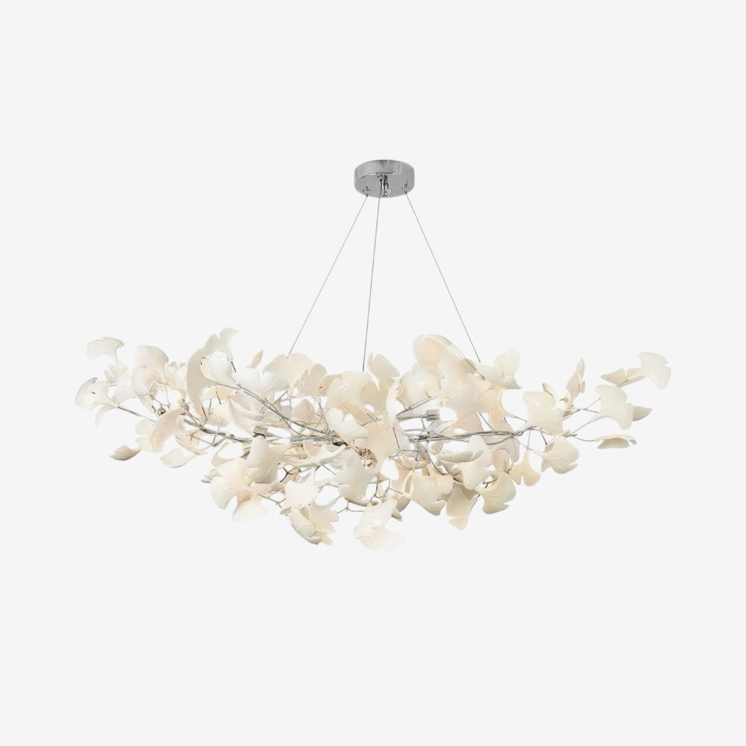 Ginkgo Leaf Chandelier – Sculptural Nature Inspired Luxury Statement Design