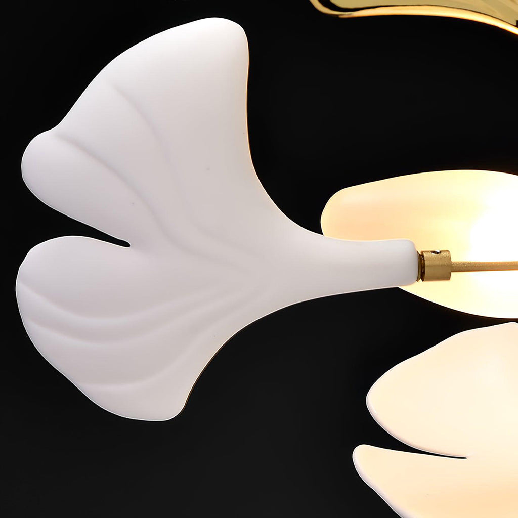 Ginkgo Leaf Chandelier – Sculptural Nature Inspired Luxury Statement Design