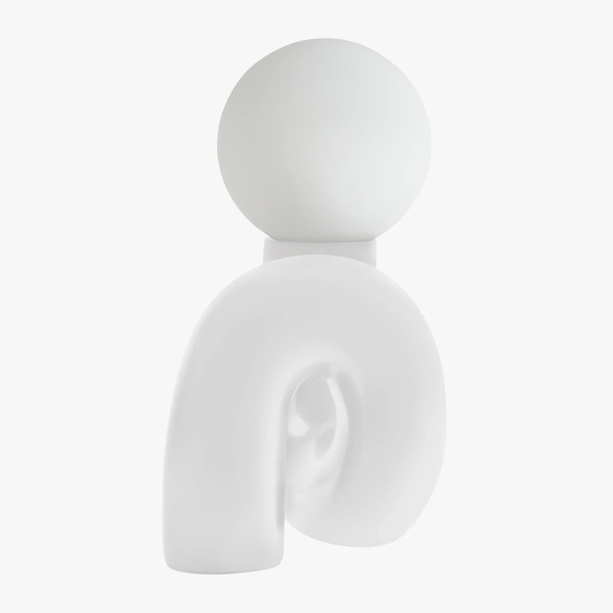 Ambient Table Lamp Glass and Resin | Sculpted Base Design | Soft Calming Glow for Relaxing Living Spaces and Bedrooms