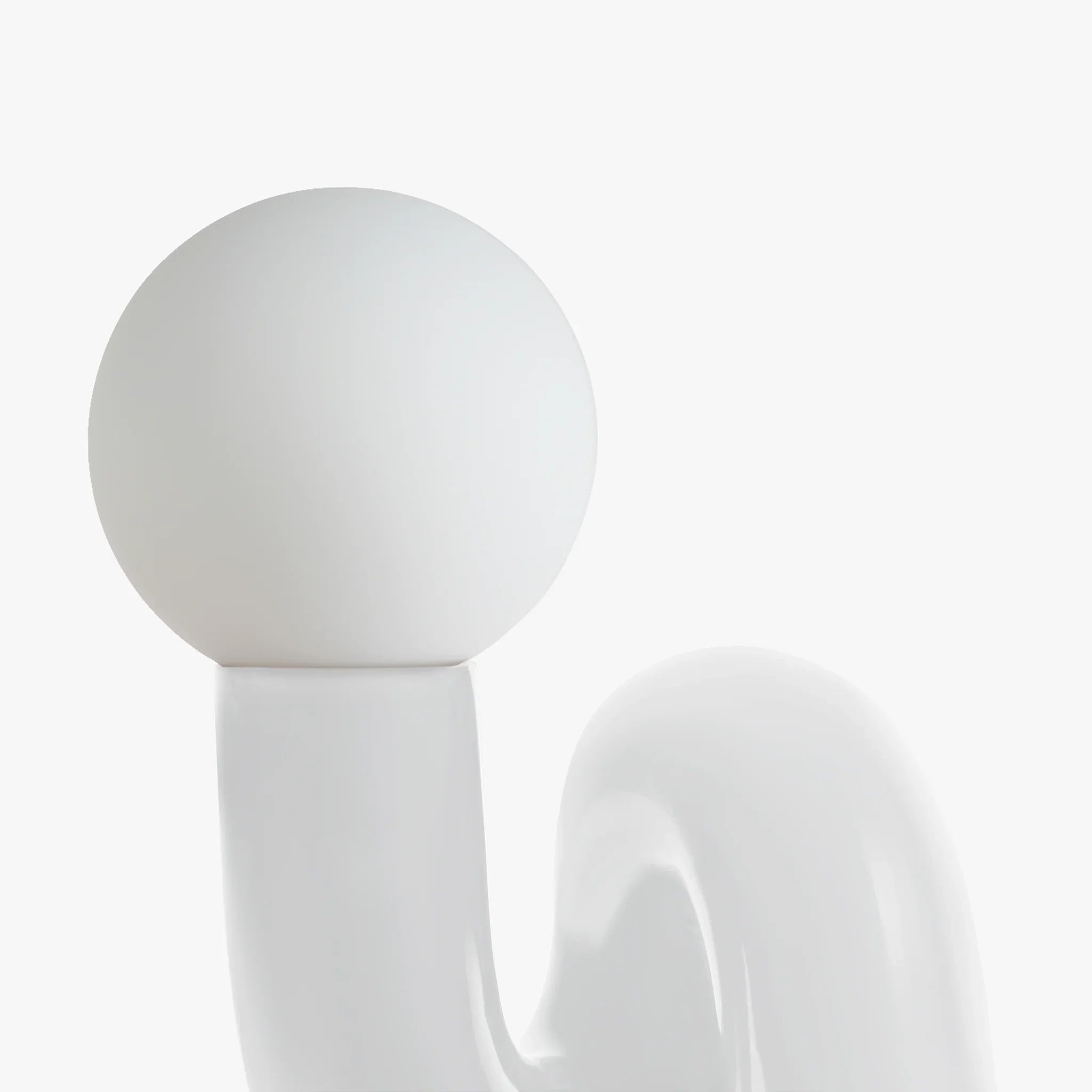 Ambient Table Lamp Glass and Resin | Sculpted Base Design | Soft Calming Glow for Relaxing Living Spaces and Bedrooms