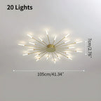 Modern LED Starburst Ceiling Light