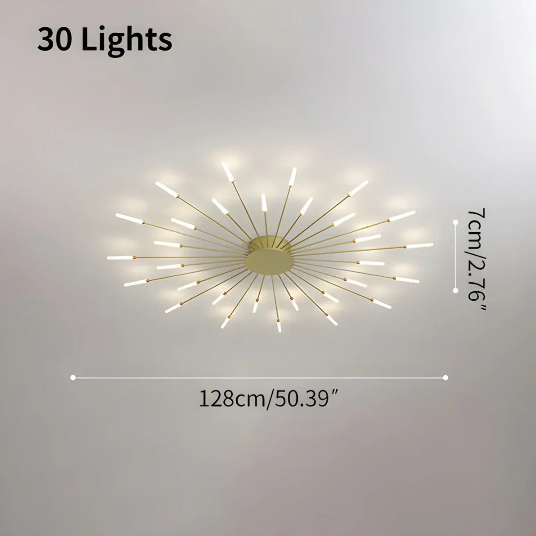 Modern LED Starburst Ceiling Light