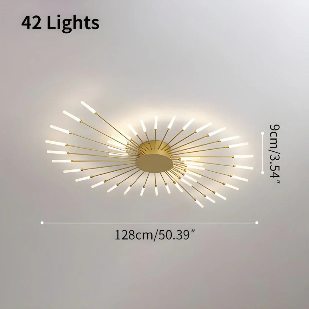 Modern LED Starburst Ceiling Light