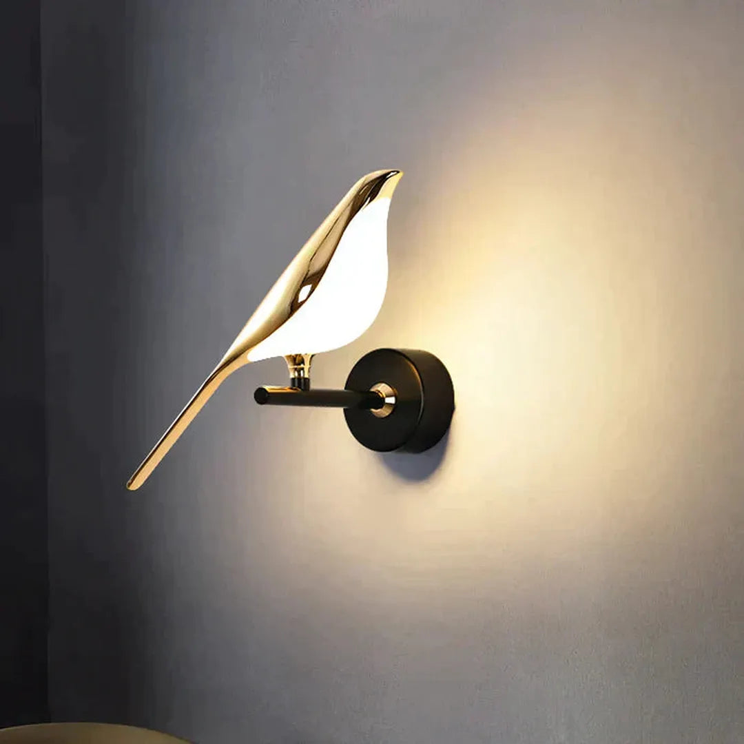 Contemporary Bird LED Wall Light