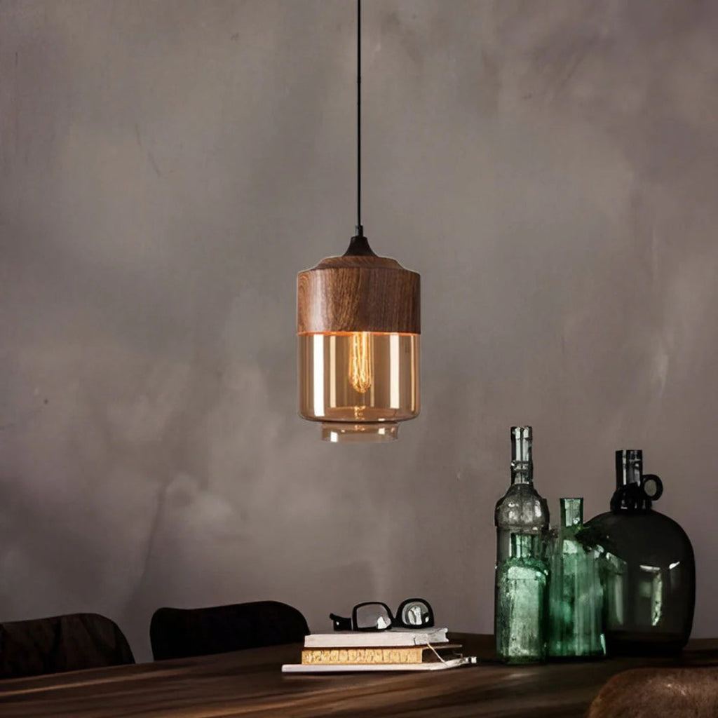 Scandinavian Glass Pendant Light