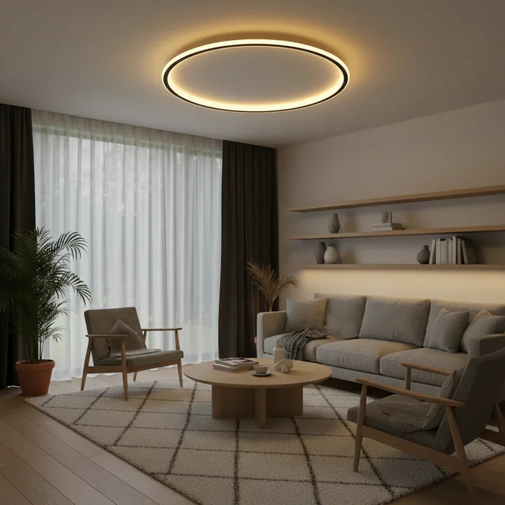 Scandinavian Round LED Ceiling Light