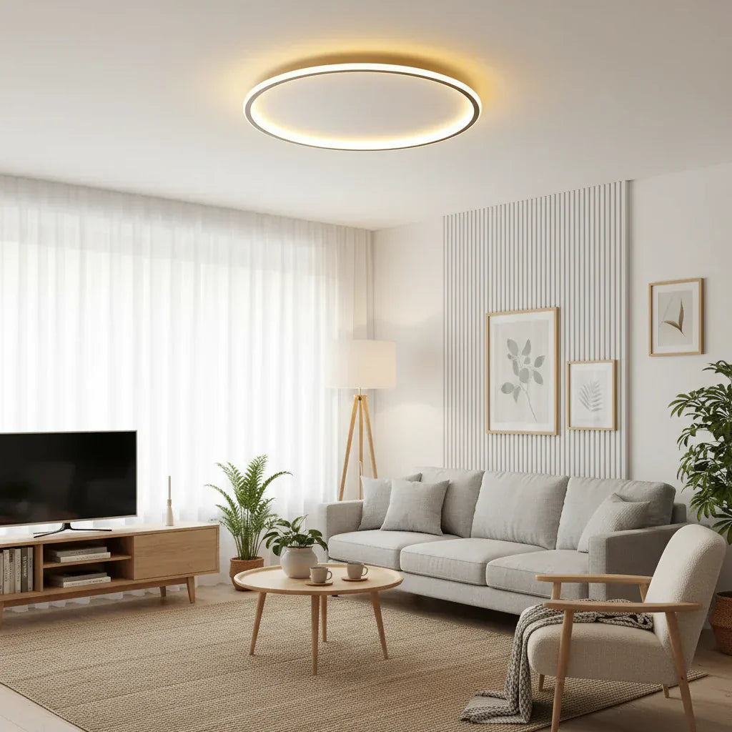 Scandinavian Round LED Ceiling Light