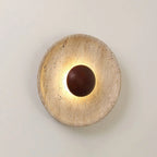Stone Globe Wall Light