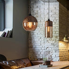 Scandinavian Glass Pendant Light