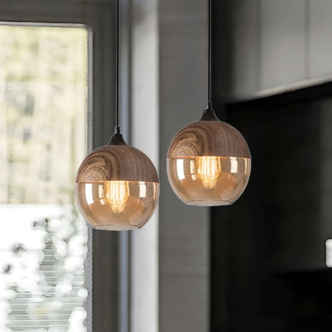 Scandinavian Glass Pendant Light