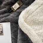 Fleece Blanket 100% Polyester Double-Sided | Thick Ultra-Soft Material | Maximum Winter Warmth and Thermal Insulation