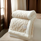 Fleece Blanket 100% Polyester Double-Sided | Thick Ultra-Soft Material | Maximum Winter Warmth and Thermal Insulation