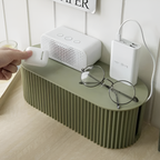 Minimalist Macaron-Style Cable Management Box