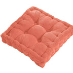 Tufted Floor Cushion Corduroy Meditation Pillow Plush Lounge Seat Pad
