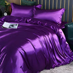 Silky Smooth Duvet Cover Set Cooling Satin Bedding Collection