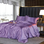 Silky Smooth Duvet Cover Set Cooling Satin Bedding Collection