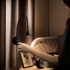 Wall Lamp with Dimmable Touch Control | Flexible Adjustable Arm for Reading | Energy-Efficient LED for Modern Interiors