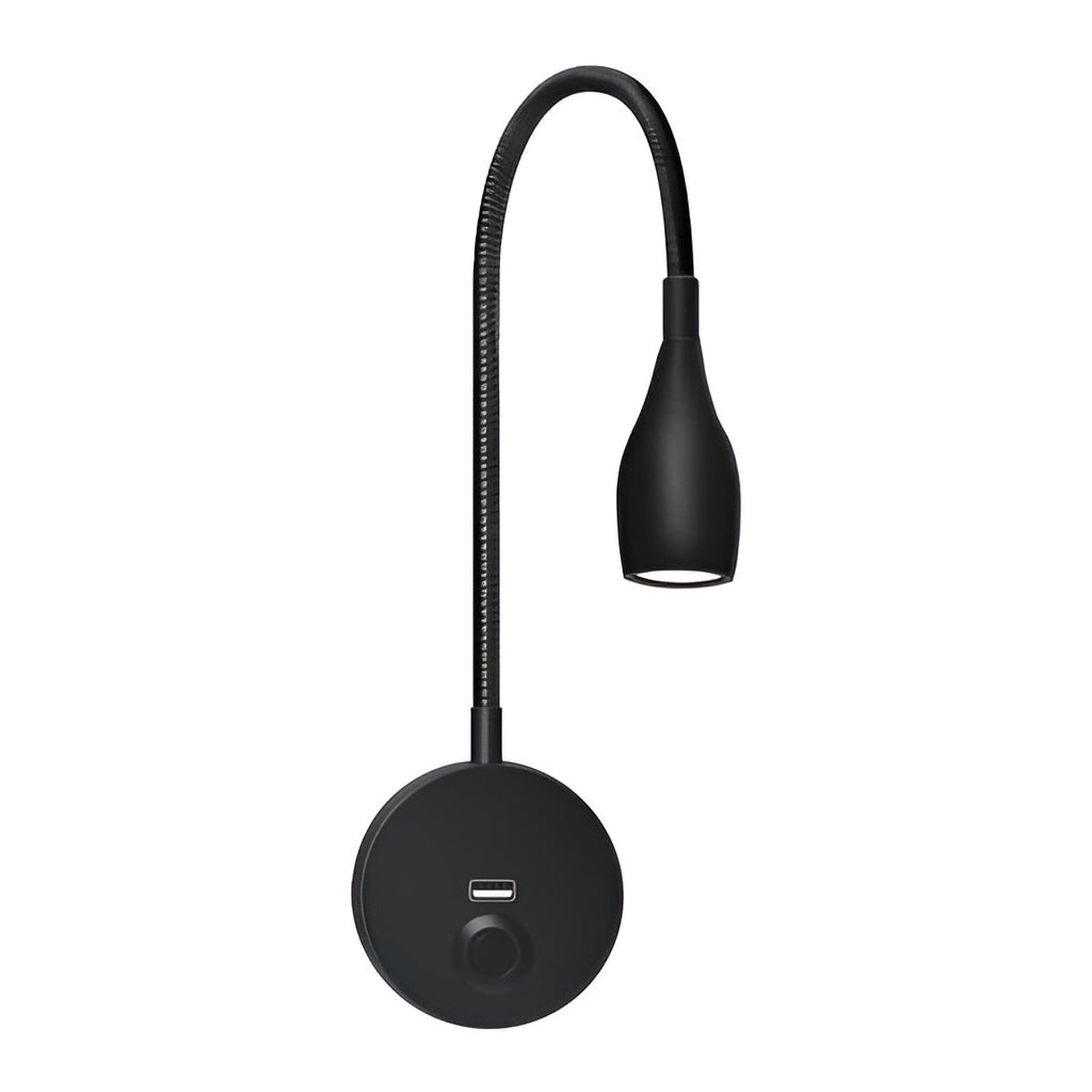 Wall Lamp with Dimmable Touch Control | Flexible Adjustable Arm for Reading | Energy-Efficient LED for Modern Interiors