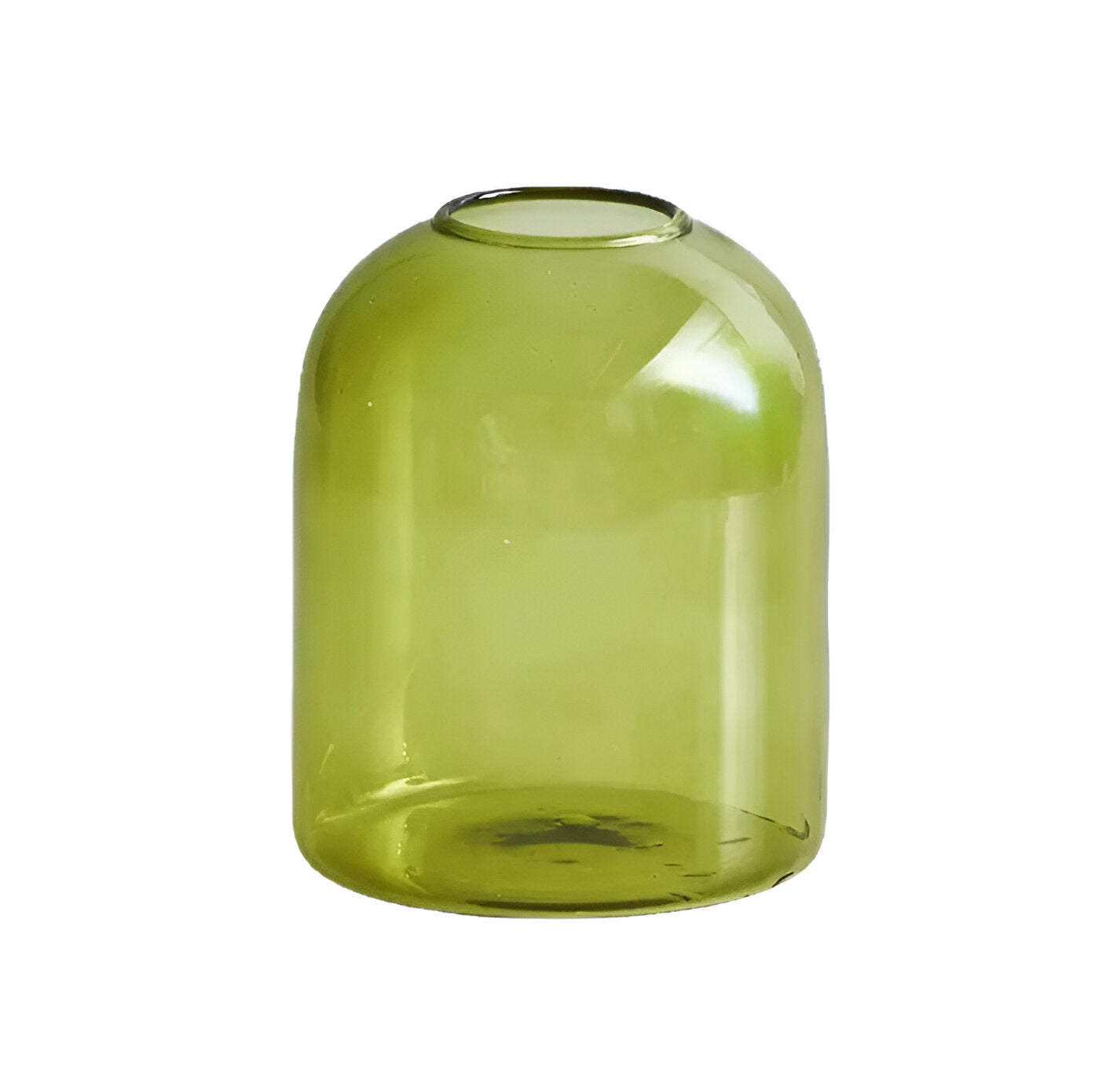 Colorful Glass Candle Holder Modern Decorative Vase Contemporary Tabletop Accent Decor