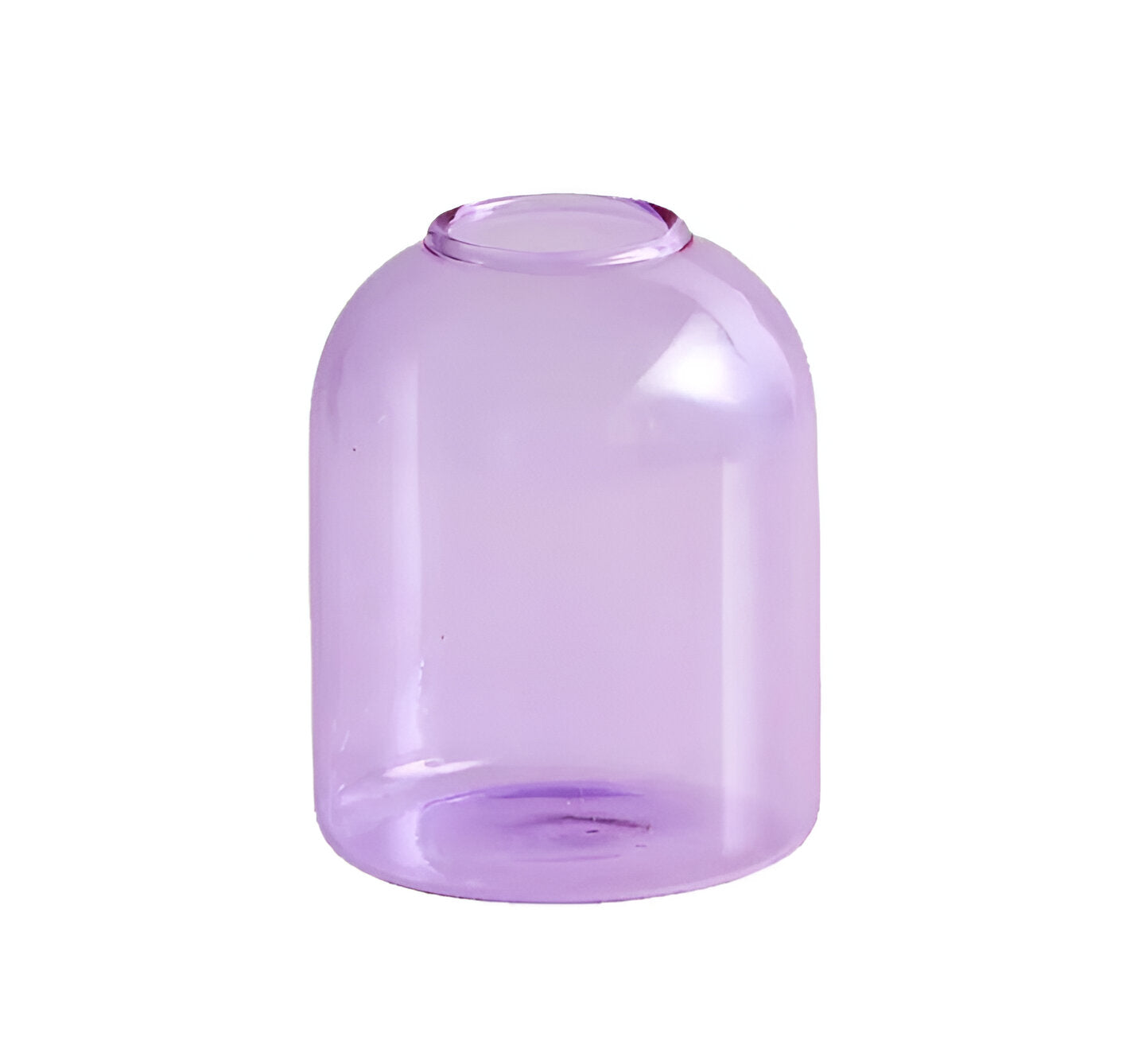 Colorful Glass Candle Holder Modern Decorative Vase Contemporary Tabletop Accent Decor