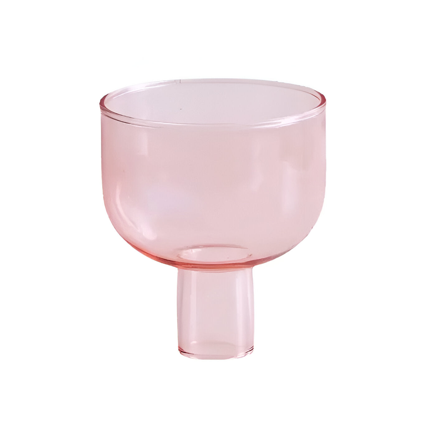 Colorful Glass Candle Holder Modern Decorative Vase Contemporary Tabletop Accent Decor