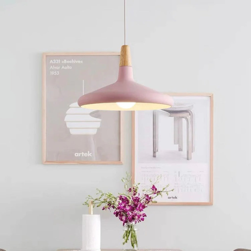 Scandinavian Wooden Pendant Light
