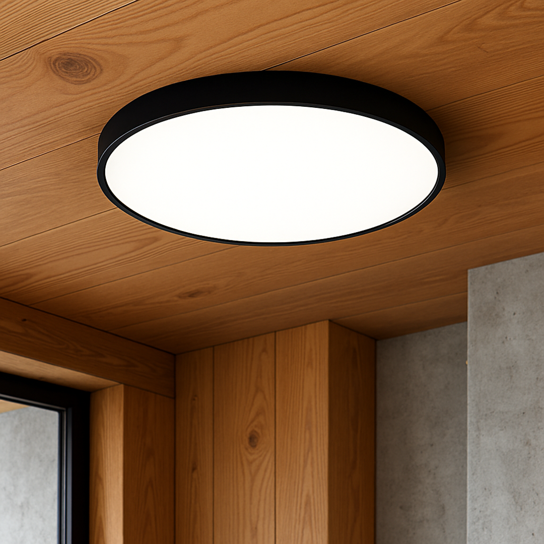 Ultra Slim Ceiling Lamp – Low Profile Minimalist Energy Efficient Design