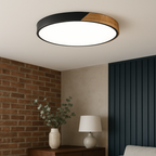 Wood Ceiling Lamp – Scandinavian Minimalist Natural Finish Design