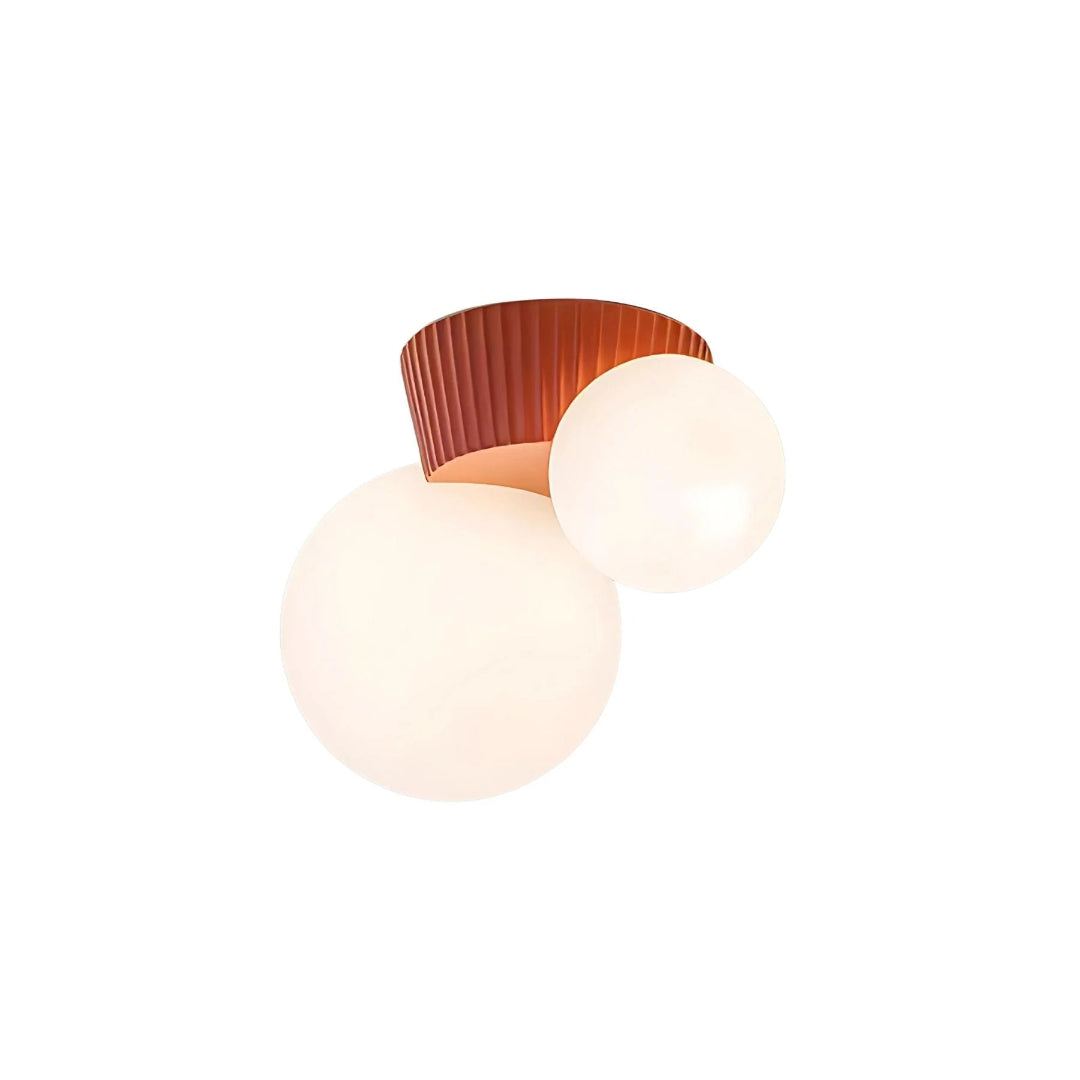 Double Globe Ceiling Light