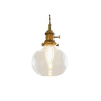 Vintage Glass Pendant Light