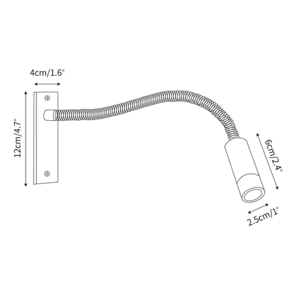 Adjustable Gooseneck Wall Lamp