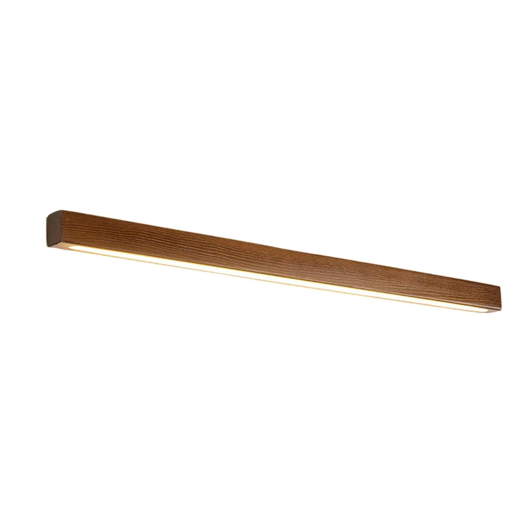 Minimalist Wooden Linear Wall Light