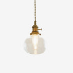 Vintage Glass Pendant Light