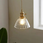 Vintage Glass Pendant Light