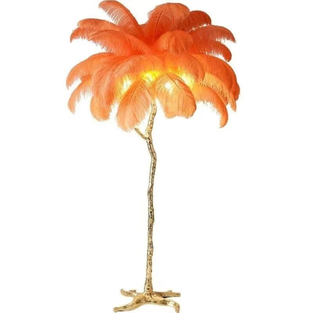 Modern Feather Floor Lamp