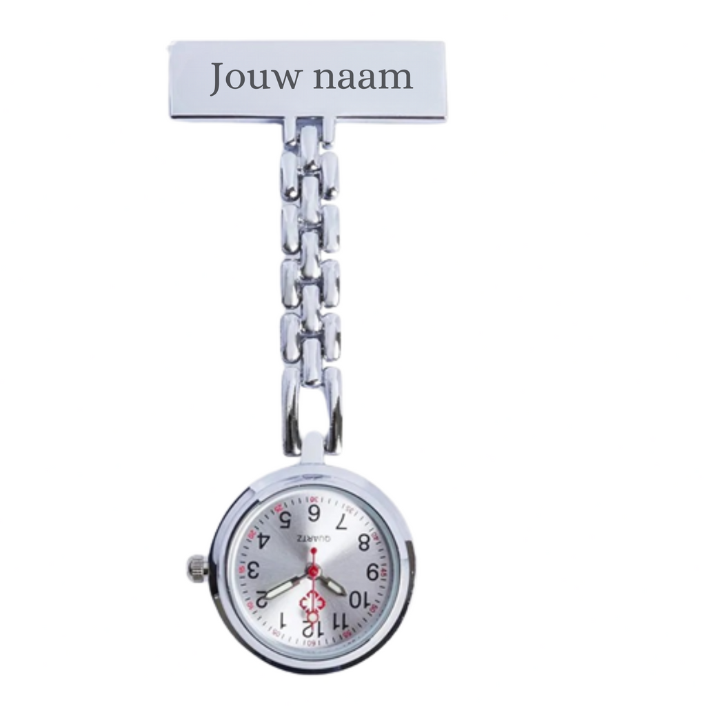 Personalized Nurse Fob Watch | Clip-on Medical Watch for Doctors and Healthcare Professionals | Stainless Steel Design