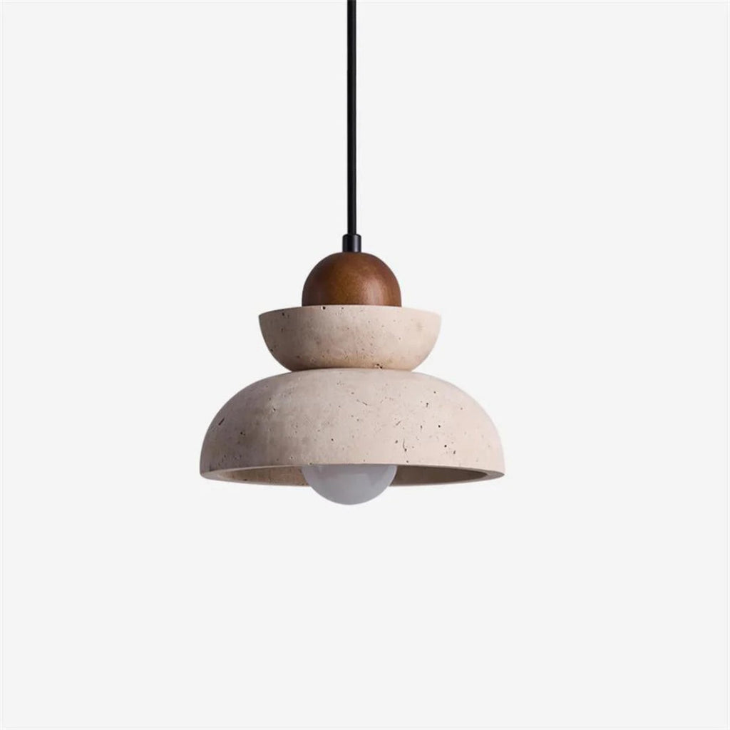 Travertine Stone Pendant Light
