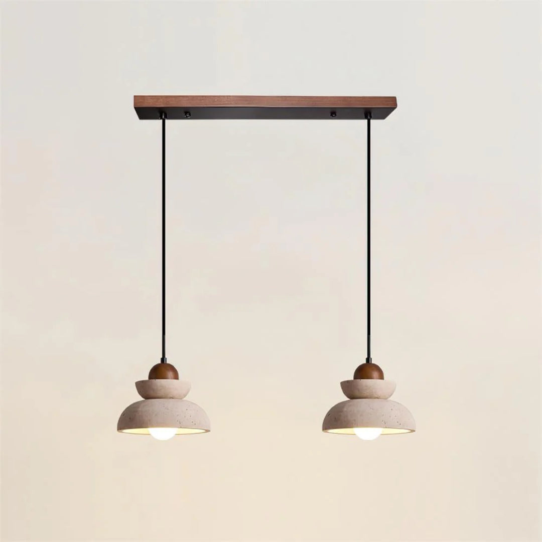 Travertine Stone Pendant Light