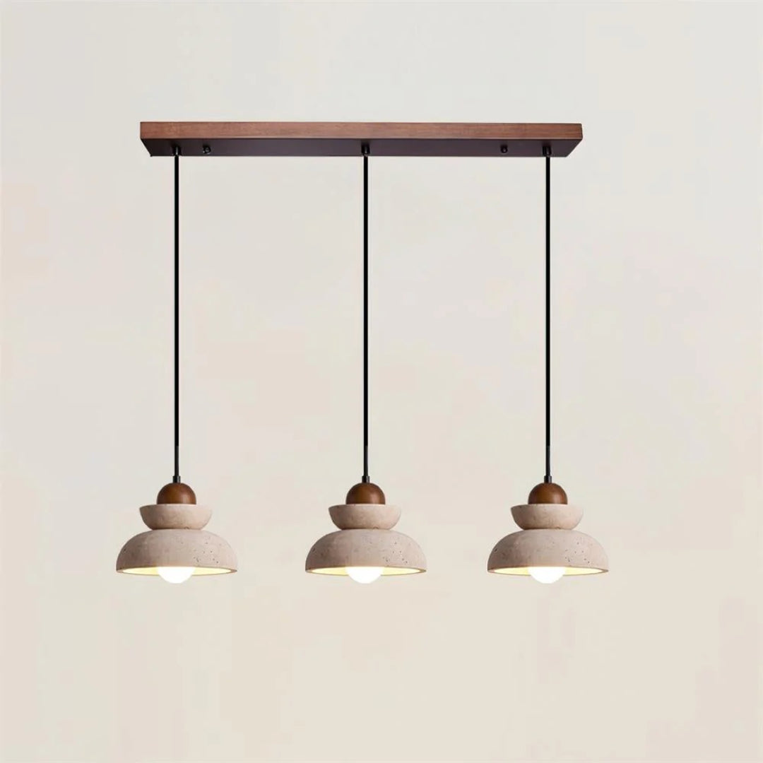 Travertine Stone Pendant Light