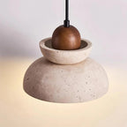 Travertine Stone Pendant Light