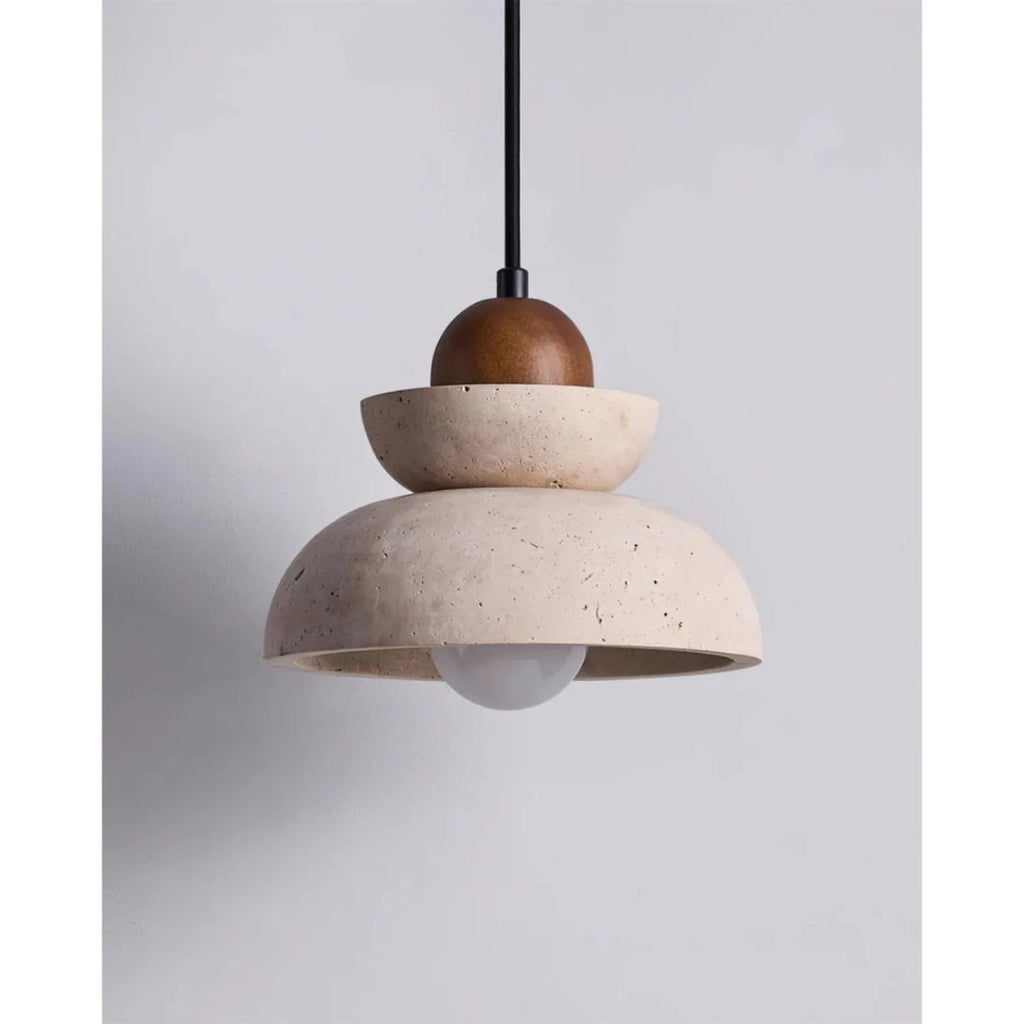 Travertine Stone Pendant Light