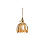 Vintage Glass Pendant Light