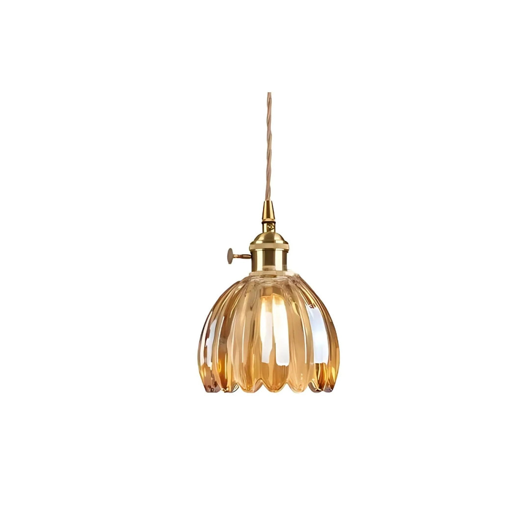 Vintage Glass Pendant Light