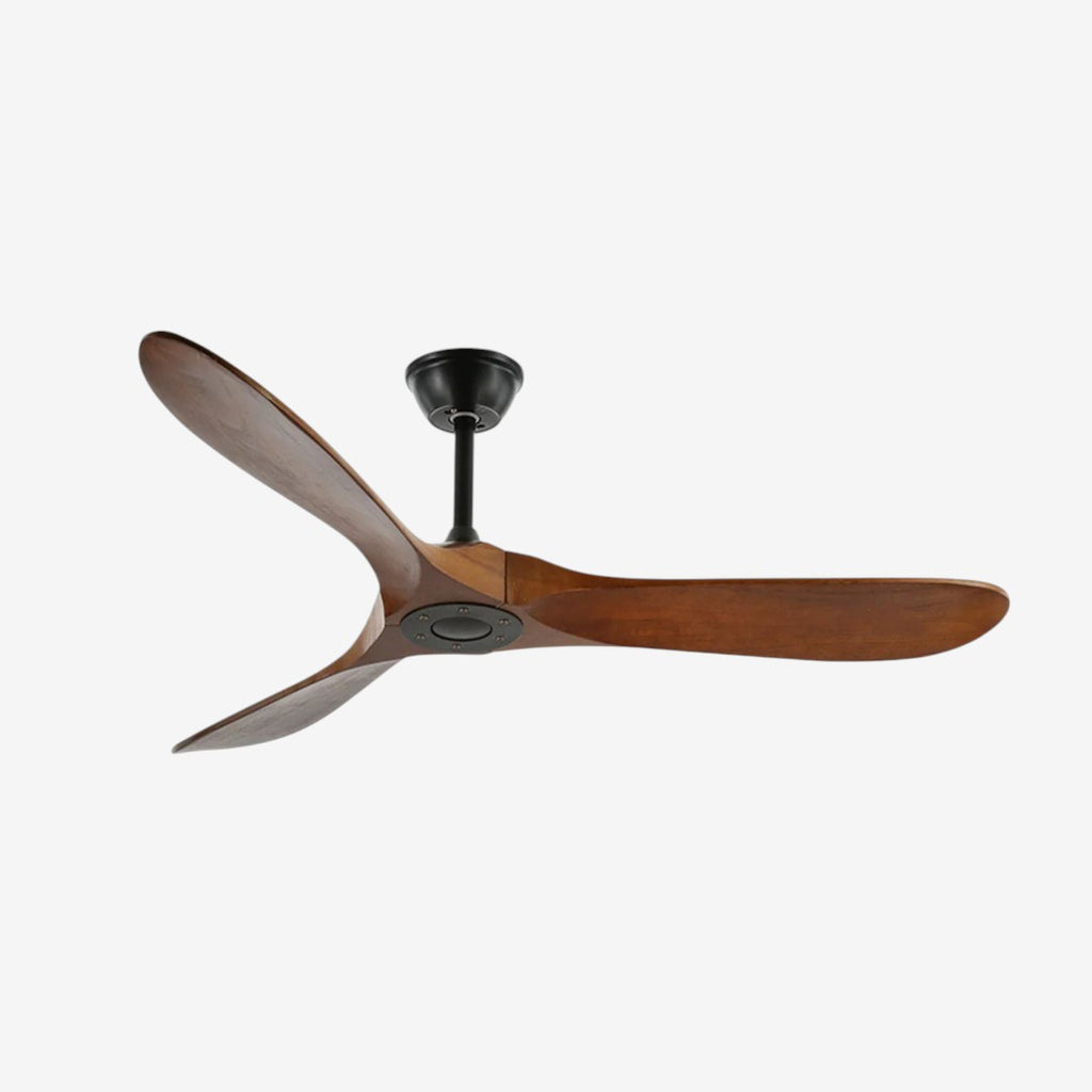 Wood Ceiling Fan – Quiet Copper Motor With Six Speed Control