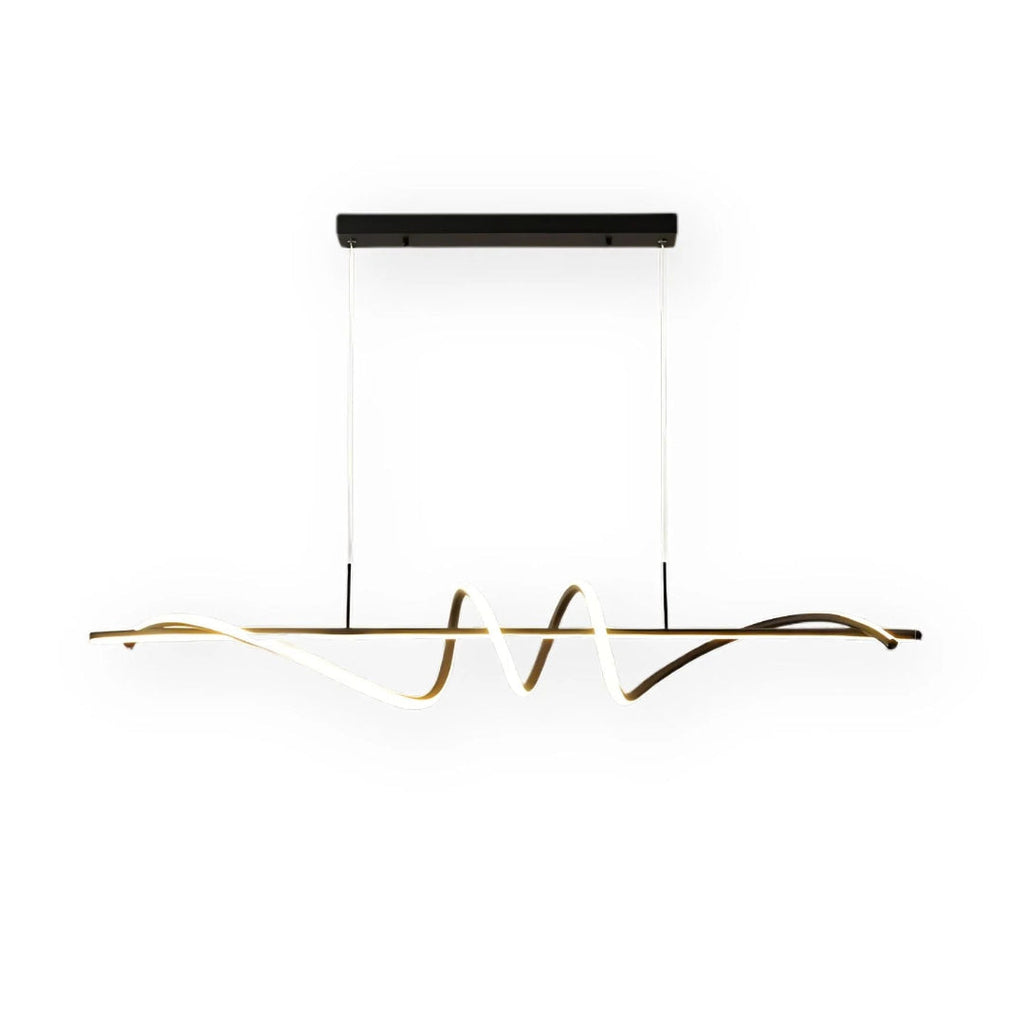 Modern Wavy LED Pendant Light