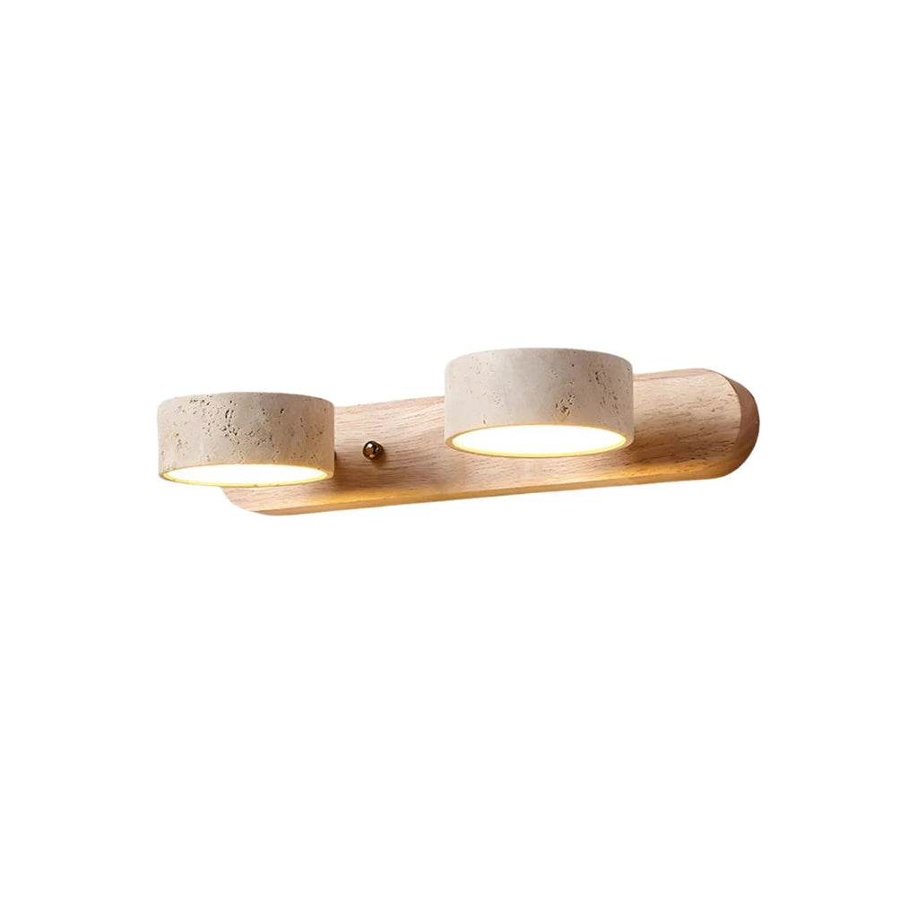 Minimalist Travertine Double Wall Light