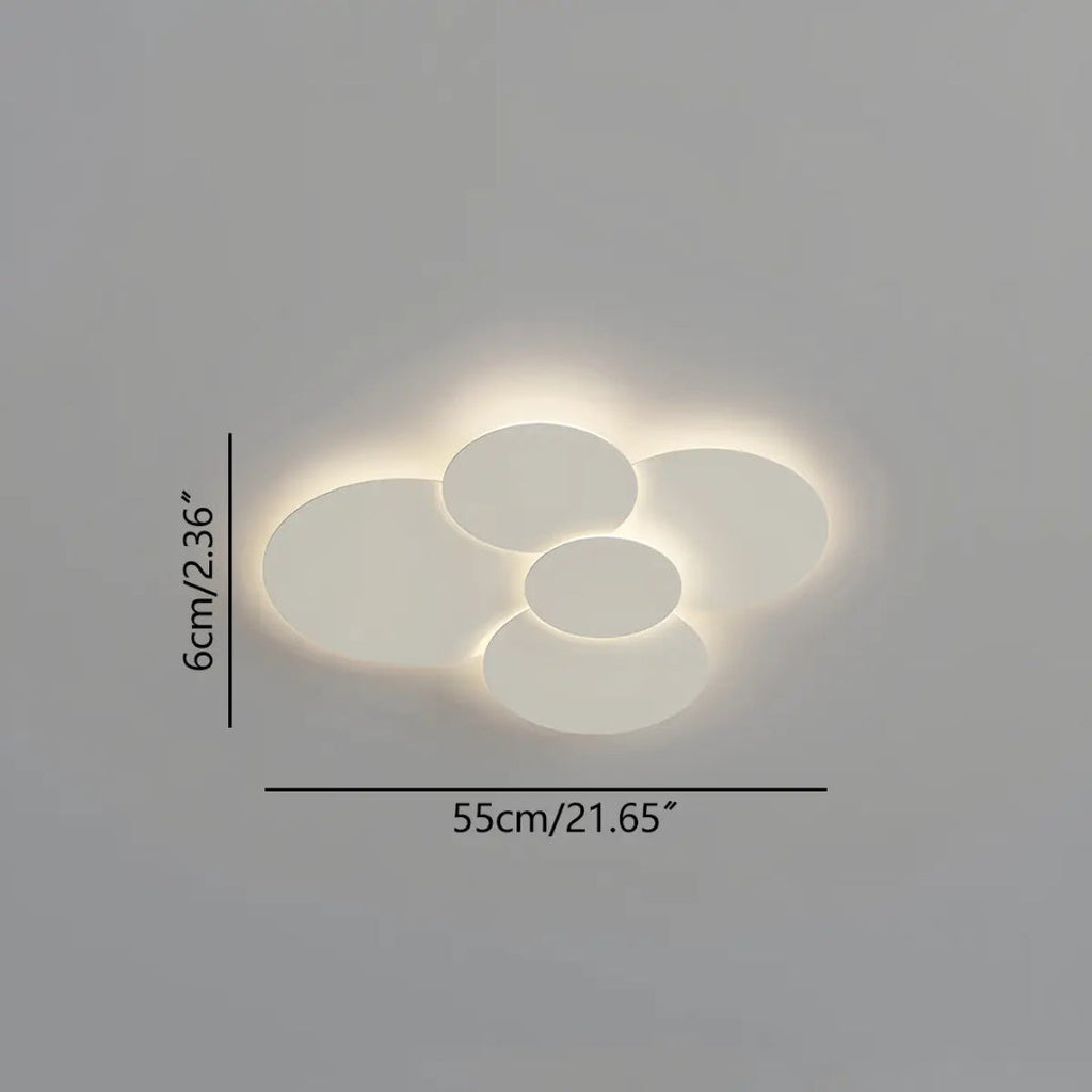 Contemporary Multi Disc LED Ceiling Light