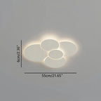 Contemporary Multi Disc LED Ceiling Light
