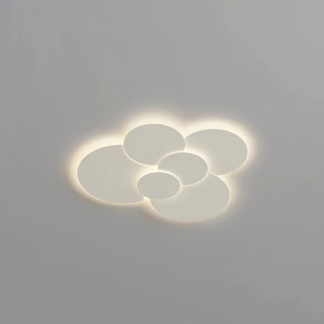 Contemporary Multi Disc LED Ceiling Light