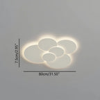 Contemporary Multi Disc LED Ceiling Light